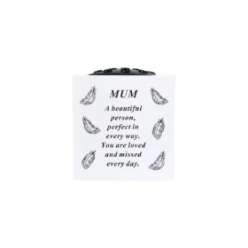 Mum Feather Pot 15cm