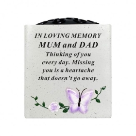 Mum & Dad Butterfly Pot 12cm