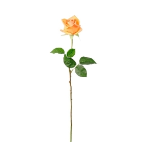 Apricot Rosebud Real Touch 65cm