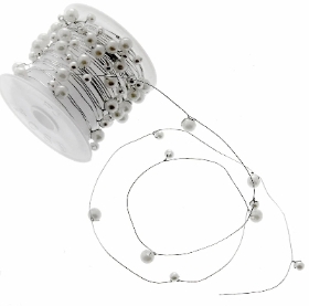 White Pearls On Reel 8m