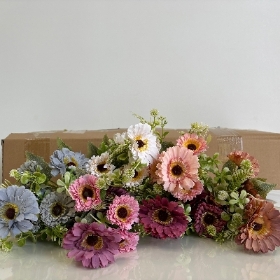48 x Zinnia & Foliage Bush 30cm