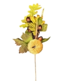 Pumpkin & Acorn Spray 45cm