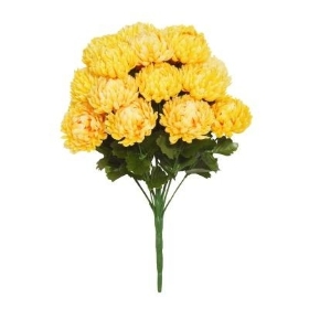 Golden Chrys Bush 38cm
