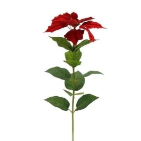Red Velvet Poinsettia 52cm