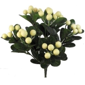 Ivory Berry Bush 38cm