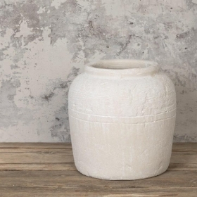 Luna Stone Vase 25cm
