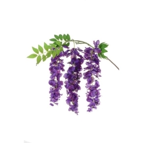 Purple Wisteria Spray 65cm