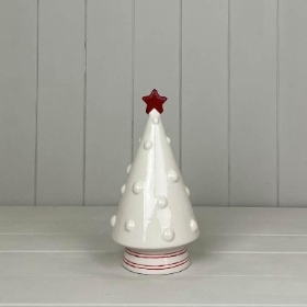 White Ceramic Tree 20cm