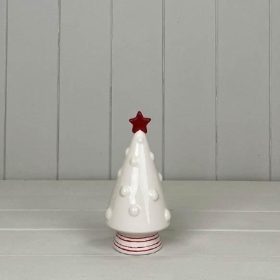 White Ceramic Tree 15cm