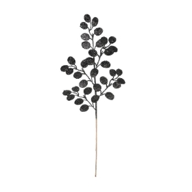 Black Glitter Euc Stem 60cm