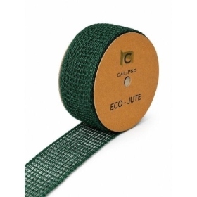 50mm Green Jute Ribbon