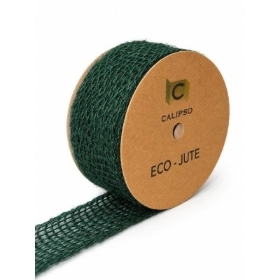 63mm Green Jute Ribbon