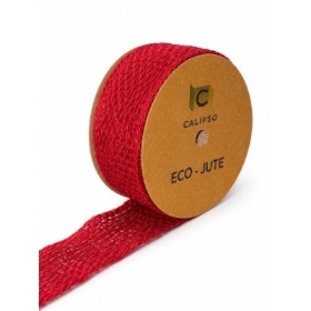50mm Red Jute Ribbon