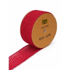 63mm Red Jute Ribbon