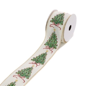 Tree Linen Ribbon 10yds
