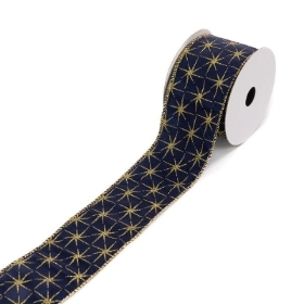 Gold Star Blue Ribbon 10yds