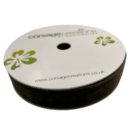 Moss Velvet Ribbon 25mm