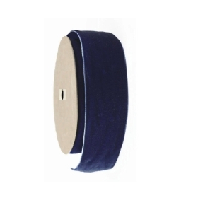 Navy Velvet Ribbon 25mm