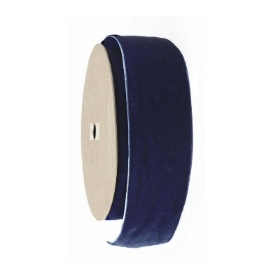 Navy Velvet Ribbon 50mm