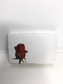 Small Florist Cards Red Rosebud