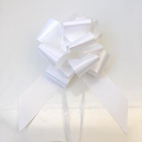 White Pull Bow 50mm x 20