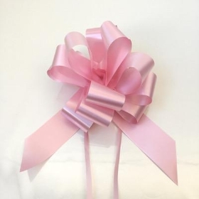 20 x Baby Pink Pull Bow 50mm
