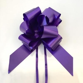 20 x Purple Pull Bow 50mm