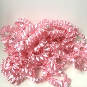 Baby Pink Pleated Ribbon 10m