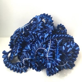 Admiral Blue Pleated Ribbon 10m