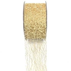 Natural Deco Web Ribbon 50mm