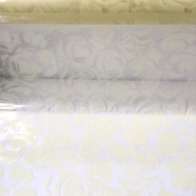 Cream Luxury Rose Cellophane 100m