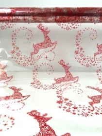 Red Reindeer Cellophane 100m