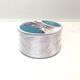 White Satin Ribbon 50mm