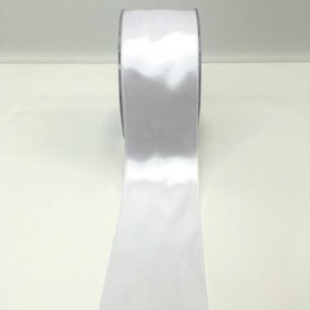 White Satin Ribbon 50mm