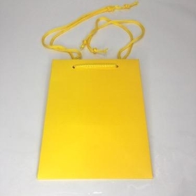 Yellow Hand Tie Bag x 10