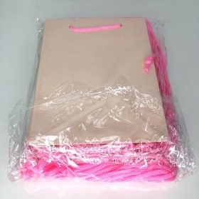 Pink Hand Tie Bags x 10