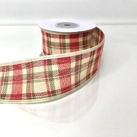 Tartan Ribbon 40mm