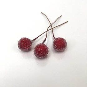 Frosted Red Berries 11mm x 192