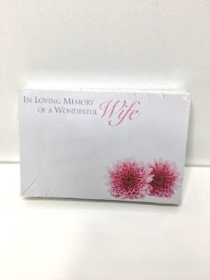 Wife Gerbera Small Florist Cards