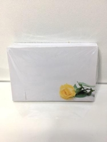 Small Florist Cards Yellow Rose 