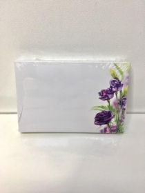 Small Florist Cards Purple Lizzy
