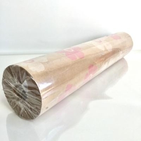 Kraft Paper With Pink White Fleur
