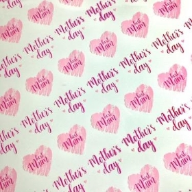 Pink Mother's Day Cellophane 100m
