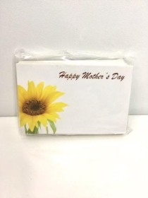 Small Florist Cards Mothers Day Sunflower