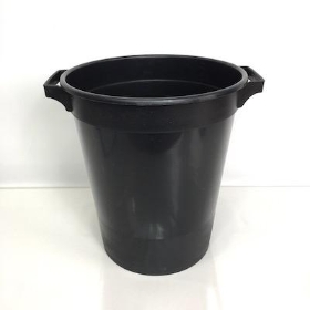 Black Floral Bucket
