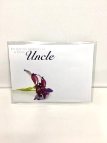 Florist Cards Uncle x 6