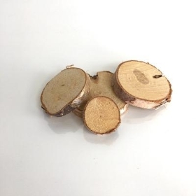 250g Wood Slices 3cm to 5cm