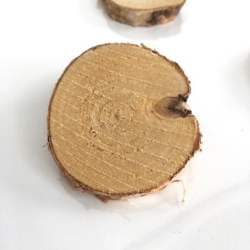 250g Wood Slices 3cm to 5cm