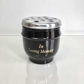 Black Metal In Loving Memory Pot