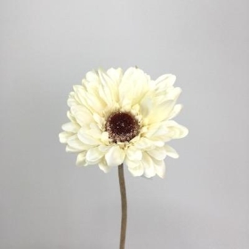 Cream Gerbera 53cm